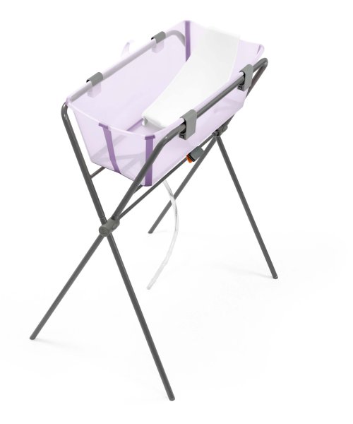Stokke® Flexi Bath® Lavender. Newborn Set. Flexi Bath Stand.
